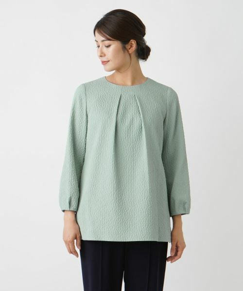 Leilian / レリアン シャツ・ブラウス | タックブラウス | 詳細4