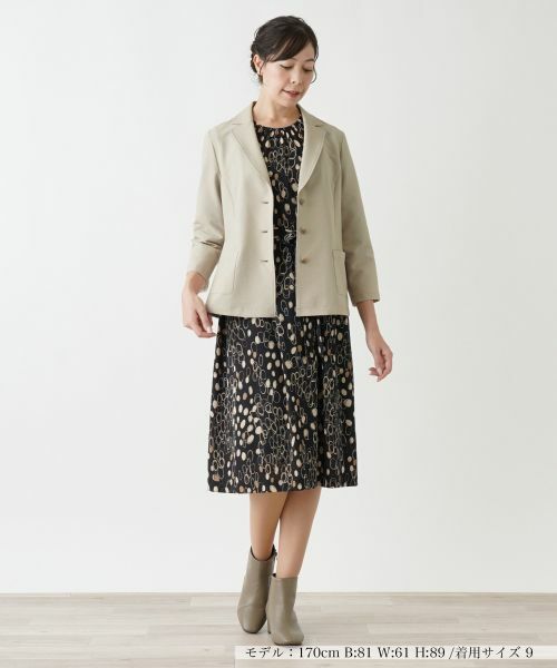 Leilian / レリアン テーラードジャケット | 洗えるブレザー【Leilian WHITE LABEL】 | 詳細1