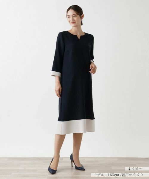 Leilian / レリアン ドレス | 洗えるワンピース【Leilian WHITE LABEL】 | 詳細4