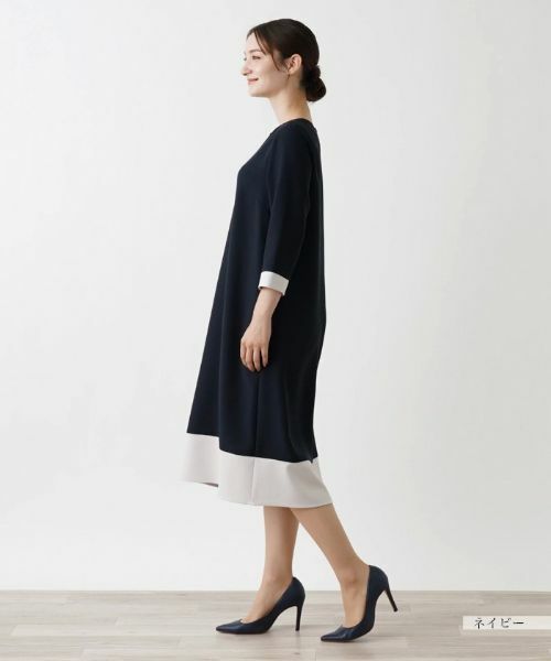 Leilian / レリアン ドレス | 洗えるワンピース【Leilian WHITE LABEL】 | 詳細5