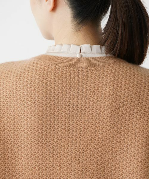 Leilian / レリアン テーラードジャケット | カシミヤクルーネックニットベスト | 詳細14