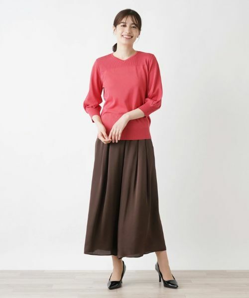 Leilian / レリアン ニット・セーター | 洗えるセーターアンサンブル【Leilian WHITE LABEL】 | 詳細7