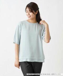 Leilian / レリアン カットソー | デザインカットソー【Leilian WHITE LABEL】