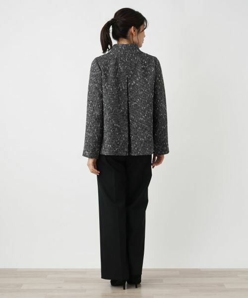 Leilian / レリアン テーラードジャケット | スタンドカラージャケット【Leilian WHITE LABEL】 | 詳細3