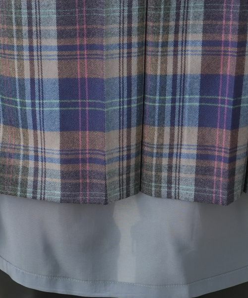 Leilian / レリアン ミニ・ひざ丈スカート | タータンチェックラップスカート【Leilian WHITE LABEL】 | 詳細10