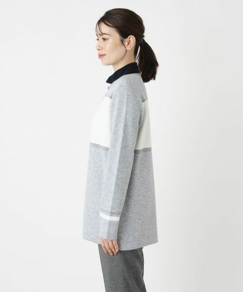 Leilian / レリアン カーディガン・ボレロ | カラーブロックカーディガン | 詳細11