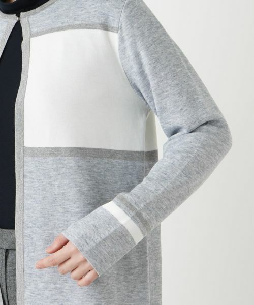 Leilian / レリアン カーディガン・ボレロ | カラーブロックカーディガン | 詳細16