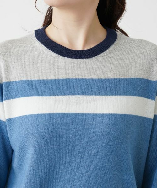 Leilian / レリアン ニット・セーター | カシミヤシルクボーダーニット | 詳細11