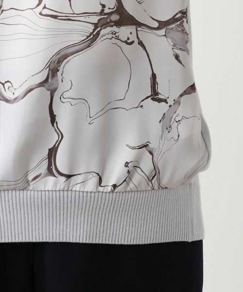 Leilian / レリアン ニット・セーター | 異素材切替ハイネックプルオーバー | 詳細12