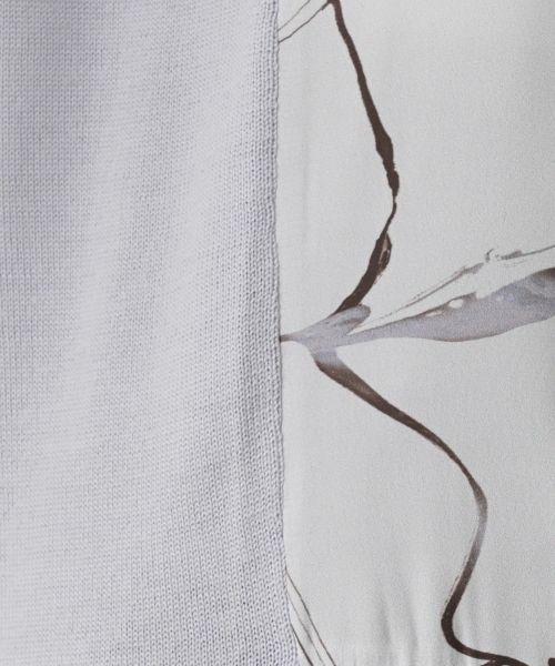 Leilian / レリアン ニット・セーター | 異素材切替ハイネックプルオーバー | 詳細13