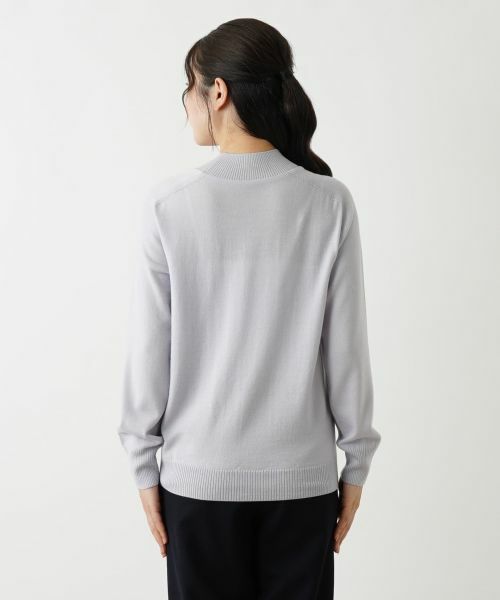 Leilian / レリアン ニット・セーター | 異素材切替ハイネックプルオーバー | 詳細6