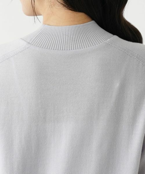 Leilian / レリアン ニット・セーター | 異素材切替ハイネックプルオーバー | 詳細8