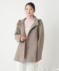 Leilian / レリアン その他アウター | フーデッドショートコート【Leilian WHITE LABEL】