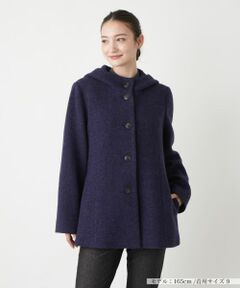 Leilian / レリアン その他アウター | フーデッドショートコート【Leilian WHITE LABEL】