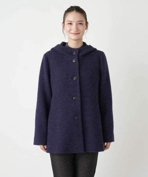 Leilian / レリアン その他アウター | フーデッドショートコート【Leilian WHITE LABEL】 | 詳細12