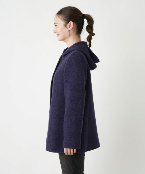 Leilian / レリアン その他アウター | フーデッドショートコート【Leilian WHITE LABEL】 | 詳細13