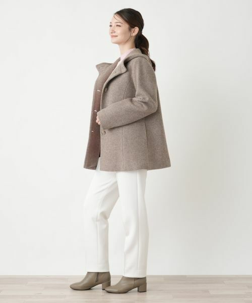 Leilian / レリアン その他アウター | フーデッドショートコート【Leilian WHITE LABEL】 | 詳細2