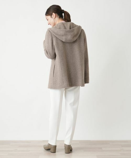Leilian / レリアン その他アウター | フーデッドショートコート【Leilian WHITE LABEL】 | 詳細3