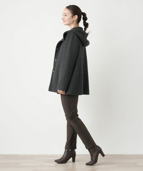 Leilian / レリアン その他アウター | フーデッドショートコート【Leilian WHITE LABEL】 | 詳細6