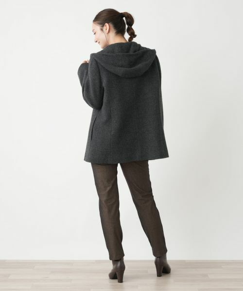 Leilian / レリアン その他アウター | フーデッドショートコート【Leilian WHITE LABEL】 | 詳細7