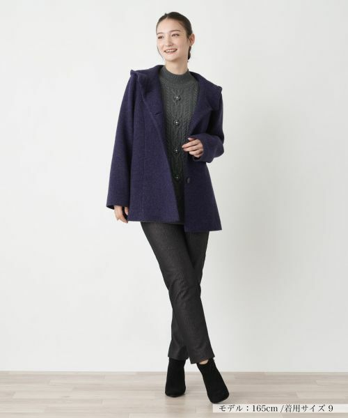 Leilian / レリアン その他アウター | フーデッドショートコート【Leilian WHITE LABEL】 | 詳細9