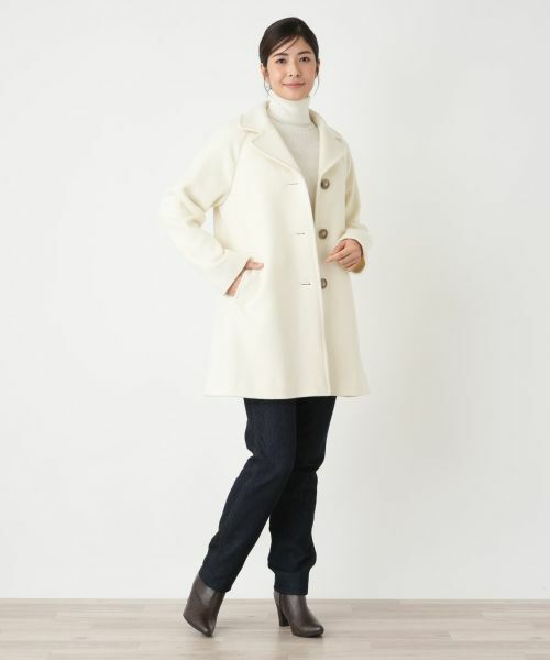 Leilian / レリアン その他アウター | オープンカラーコート【Leilian WHITE LABEL】 | 詳細1