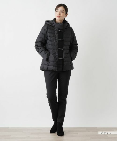 Leilian / レリアン テーラードジャケット | フーデッドダウンジャケット【Leilian WHITE LABEL】 | 詳細1