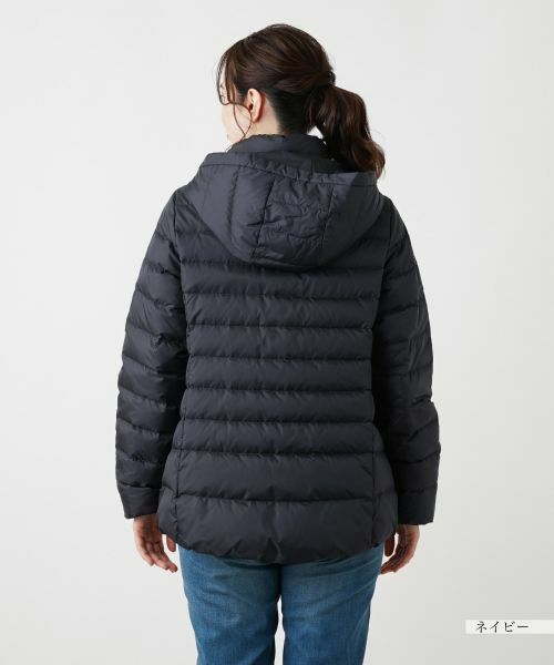 Leilian / レリアン テーラードジャケット | フーデッドダウンジャケット【Leilian WHITE LABEL】 | 詳細11