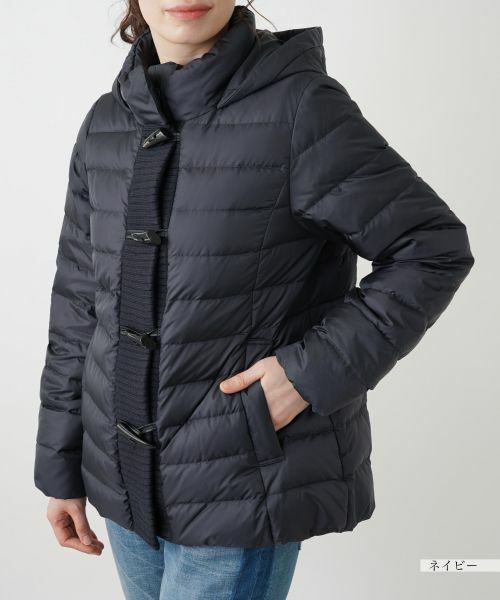 Leilian / レリアン テーラードジャケット | フーデッドダウンジャケット【Leilian WHITE LABEL】 | 詳細14