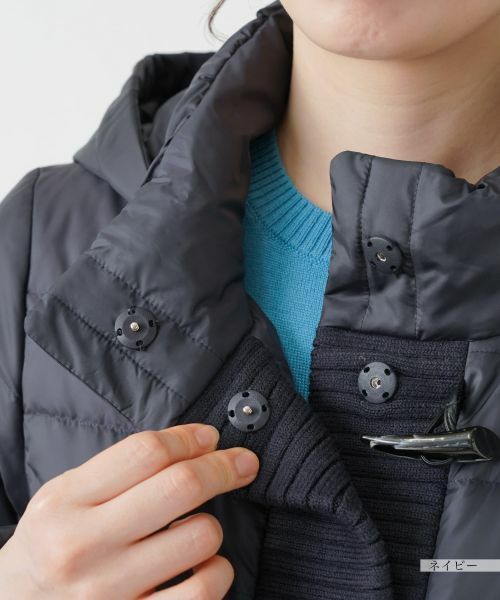 Leilian / レリアン テーラードジャケット | フーデッドダウンジャケット【Leilian WHITE LABEL】 | 詳細17