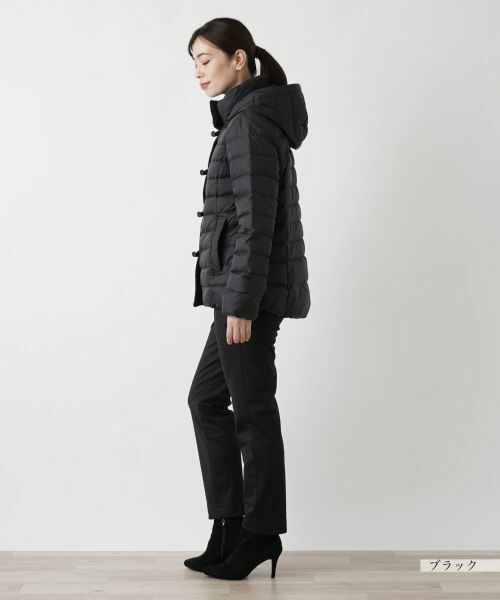 Leilian / レリアン テーラードジャケット | フーデッドダウンジャケット【Leilian WHITE LABEL】 | 詳細2