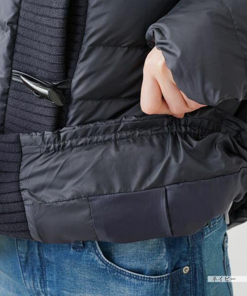 Leilian / レリアン テーラードジャケット | フーデッドダウンジャケット【Leilian WHITE LABEL】 | 詳細20