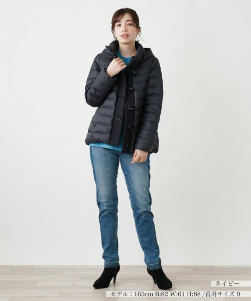 Leilian / レリアン テーラードジャケット | フーデッドダウンジャケット【Leilian WHITE LABEL】 | 詳細6