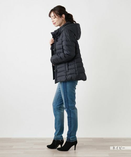 Leilian / レリアン テーラードジャケット | フーデッドダウンジャケット【Leilian WHITE LABEL】 | 詳細7