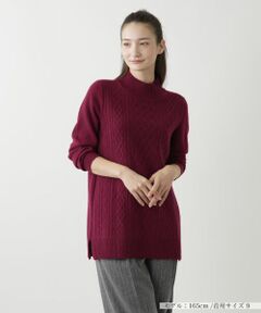 Leilian / レリアン ニット・セーター | カシミヤハイネックニット【Leilian WHITE LABEL】