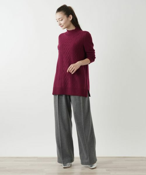 Leilian / レリアン ニット・セーター | カシミヤハイネックニット【Leilian WHITE LABEL】 | 詳細1