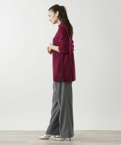 Leilian / レリアン ニット・セーター | カシミヤハイネックニット【Leilian WHITE LABEL】 | 詳細2