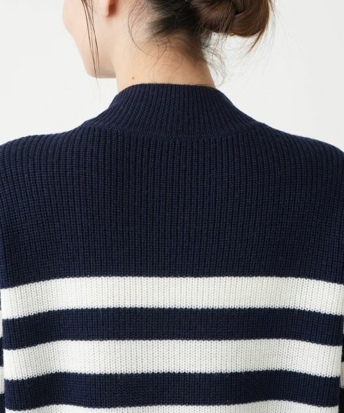 Leilian / レリアン ニット・セーター | ボーダーレースニット【Leilian WHITE LABEL】 | 詳細12