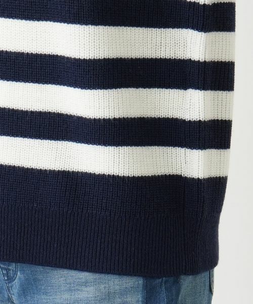 Leilian / レリアン ニット・セーター | ボーダーレースニット【Leilian WHITE LABEL】 | 詳細14