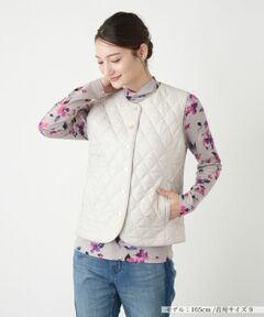 Leilian / レリアン テーラードジャケット | キルティングベスト【Leilian WHITE LABEL】