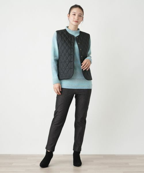 Leilian / レリアン テーラードジャケット | キルティングベスト【Leilian WHITE LABEL】 | 詳細1