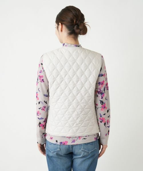 Leilian / レリアン テーラードジャケット | キルティングベスト【Leilian WHITE LABEL】 | 詳細10