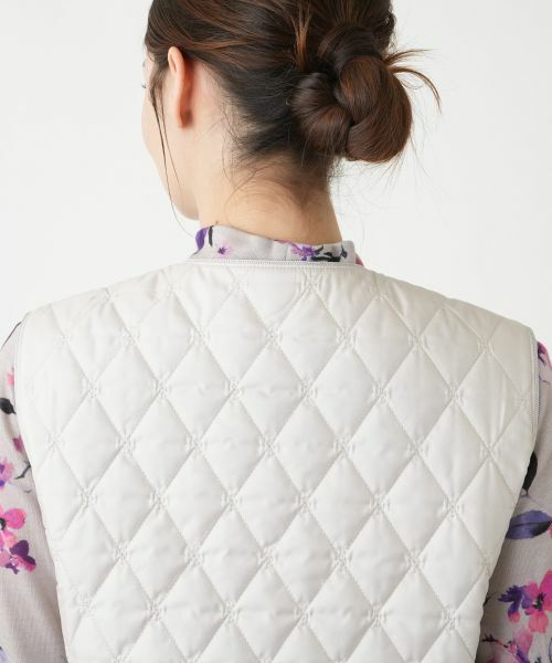 Leilian / レリアン テーラードジャケット | キルティングベスト【Leilian WHITE LABEL】 | 詳細12