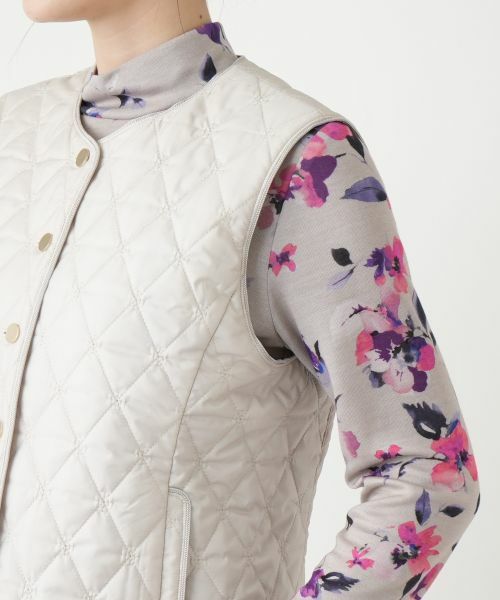 Leilian / レリアン テーラードジャケット | キルティングベスト【Leilian WHITE LABEL】 | 詳細13