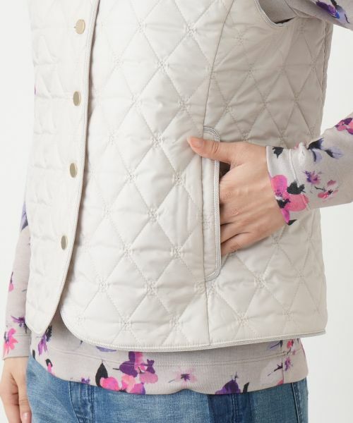 Leilian / レリアン テーラードジャケット | キルティングベスト【Leilian WHITE LABEL】 | 詳細14