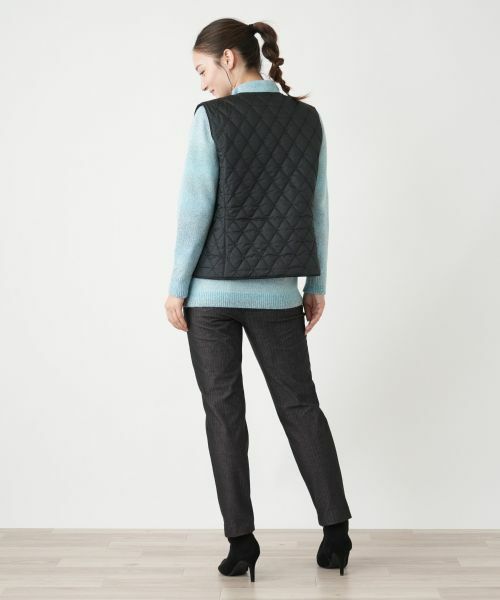Leilian / レリアン テーラードジャケット | キルティングベスト【Leilian WHITE LABEL】 | 詳細3