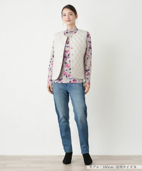 Leilian / レリアン テーラードジャケット | キルティングベスト【Leilian WHITE LABEL】 | 詳細5