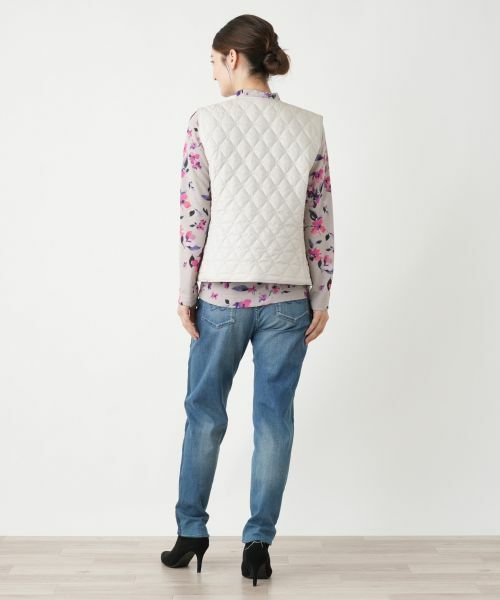 Leilian / レリアン テーラードジャケット | キルティングベスト【Leilian WHITE LABEL】 | 詳細7