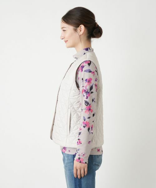 Leilian / レリアン テーラードジャケット | キルティングベスト【Leilian WHITE LABEL】 | 詳細9