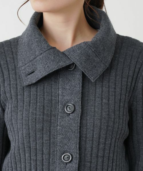 Leilian / レリアン カーディガン・ボレロ | 編地切替ロングカーディガン【Leilian WHITE LABEL】 | 詳細10